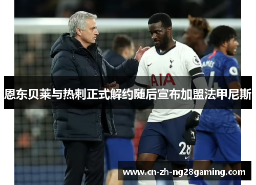 恩东贝莱与热刺正式解约随后宣布加盟法甲尼斯